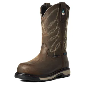 ARIAT WOMEN'S RIVETER PULL ON H20 COMPOSITE TOE WORK BOOT - 10035774