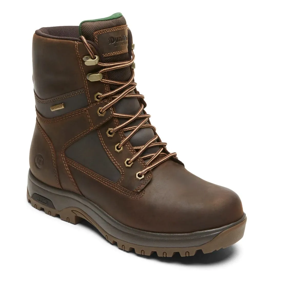 8000Works Waterproof 8-Inch Plain Toe Boot