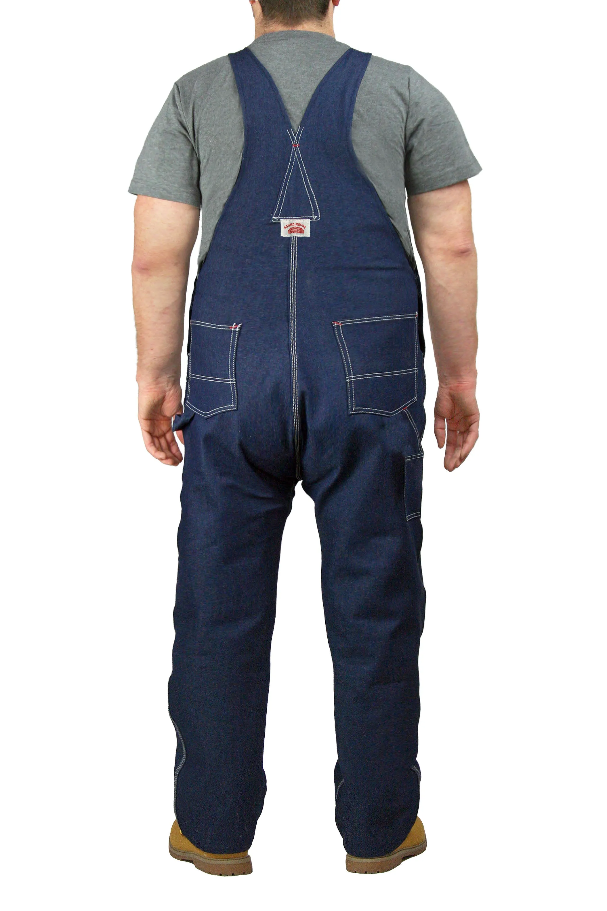 #966/#980 Classic Blue Denim Bib Overalls (62"-74" Waist)