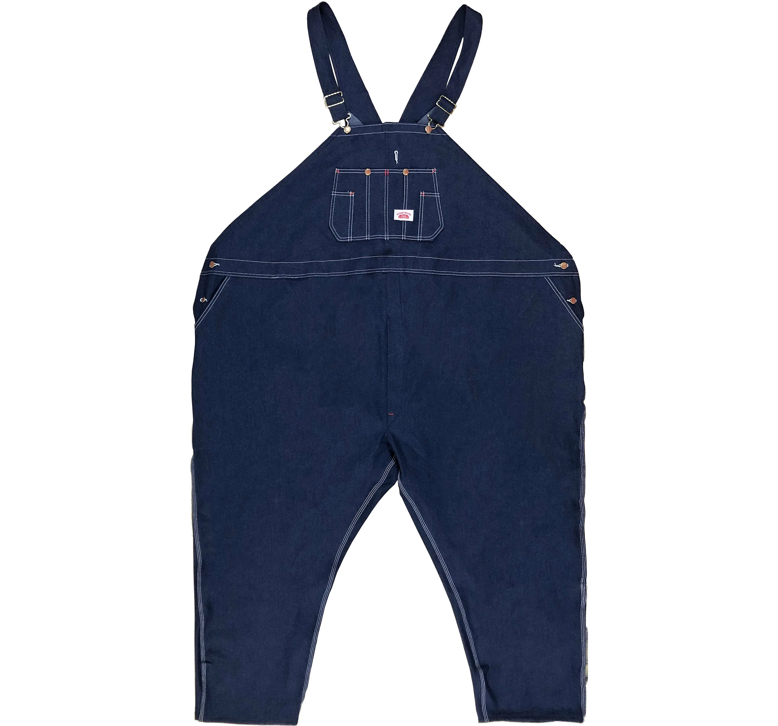 #966/#980 Classic Blue Denim Bib Overalls (62"-74" Waist)