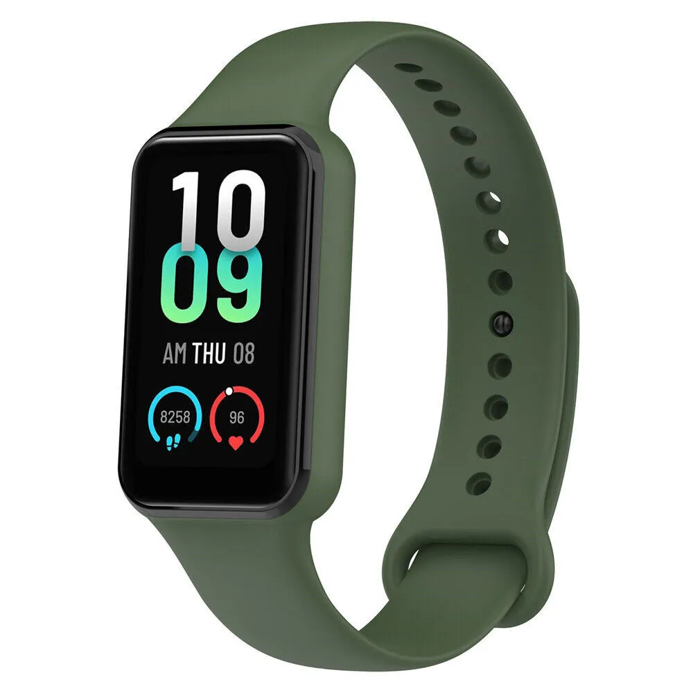 Amazfit Band 7 Silicone Strap (Army Green)