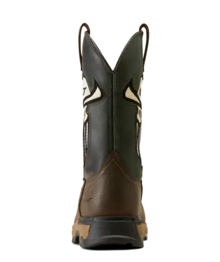 Ariat Boots, 10 inchRebar Flex Western VentTEK Incognito Composite Toe Work Boot, 10040432 IRON COFFEE