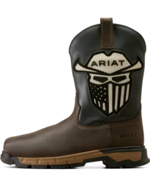 Ariat Boots, 10 inchRebar Flex Western VentTEK Incognito Composite Toe Work Boot, 10040432 IRON COFFEE