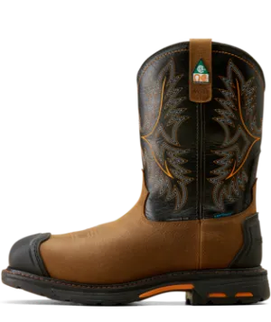 Ariat Boots, 11 inch WorkHog CSA XTR Waterproof Composite Toe Work Boot, 10042491 RYE BROWN