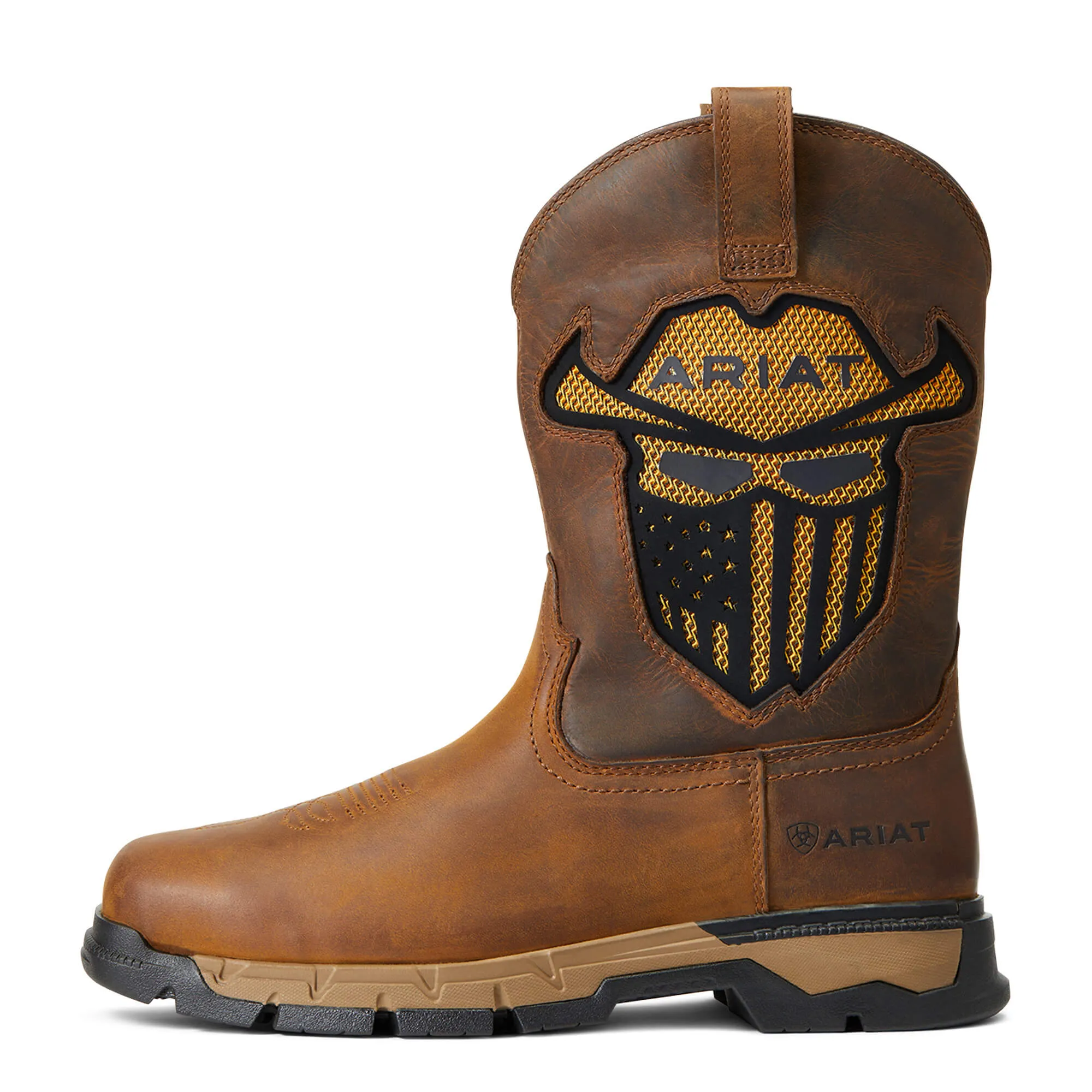 ARIAT MEN'S REBAR FLEX WESTERN VENTTEK INCOGNITO SOFT TOE WORK BOOT - 10040436