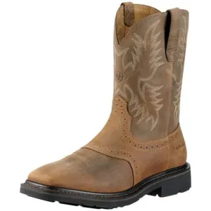 ARIAT MEN'S SIERRA WIDE SQUARE TOE STEEL WORK BOOT - 10010134