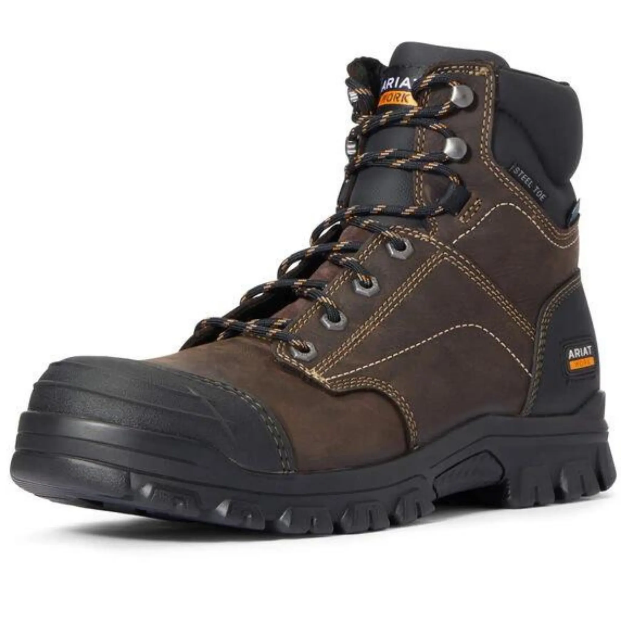 ARIAT MEN'S TREADFAST WATERPROOF STEEL TOE WORK BOOT - 10034673