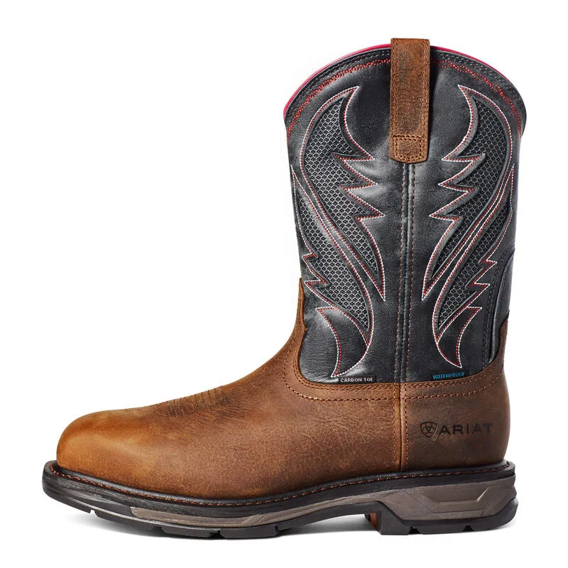 ARIAT MEN'S WORKHOG XT VENTTEK WATERPROOF CARBON TOE WORK BOOT - 10036005