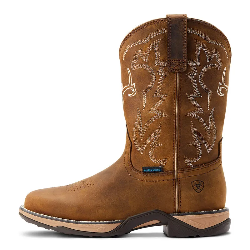 Ariat Women's Anthem Deer Waterproof Western Work Boot