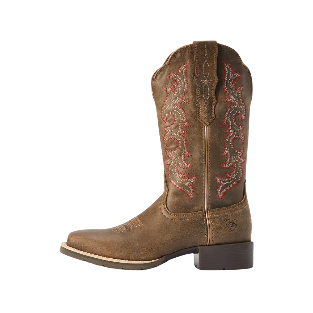 Ariat Women's Hybrid Rancher StretchFit Western Pebble Boot