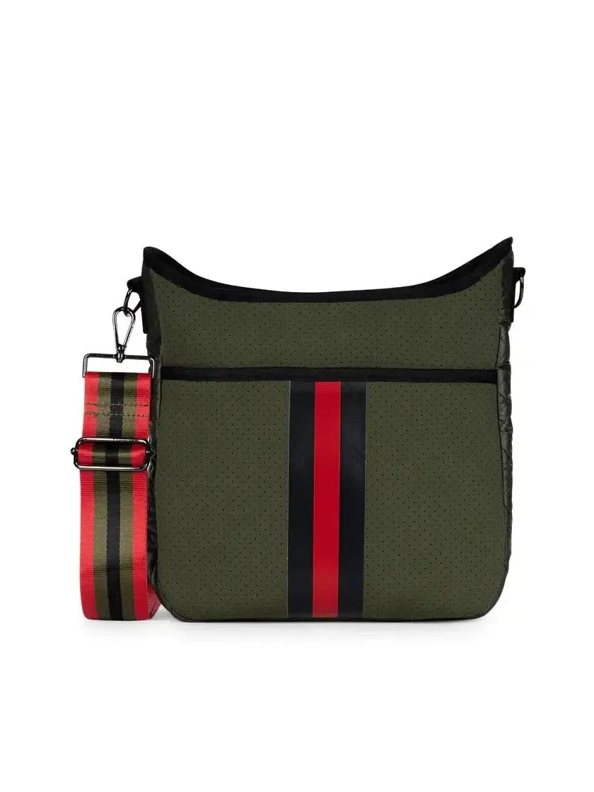 Army Green Blake Avenue Crossbody Bag