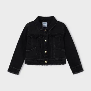 BLACK DENIM JACKET FOR GIRLS