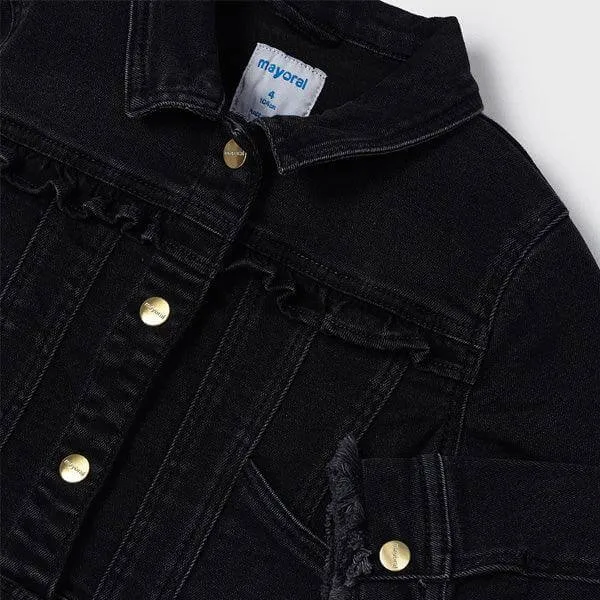 BLACK DENIM JACKET FOR GIRLS