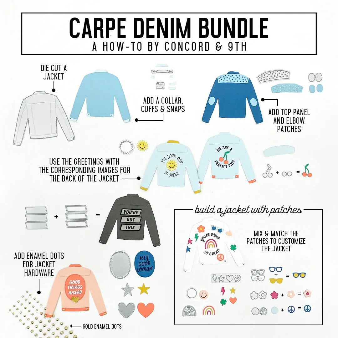 Carpe Denim Stamp Set