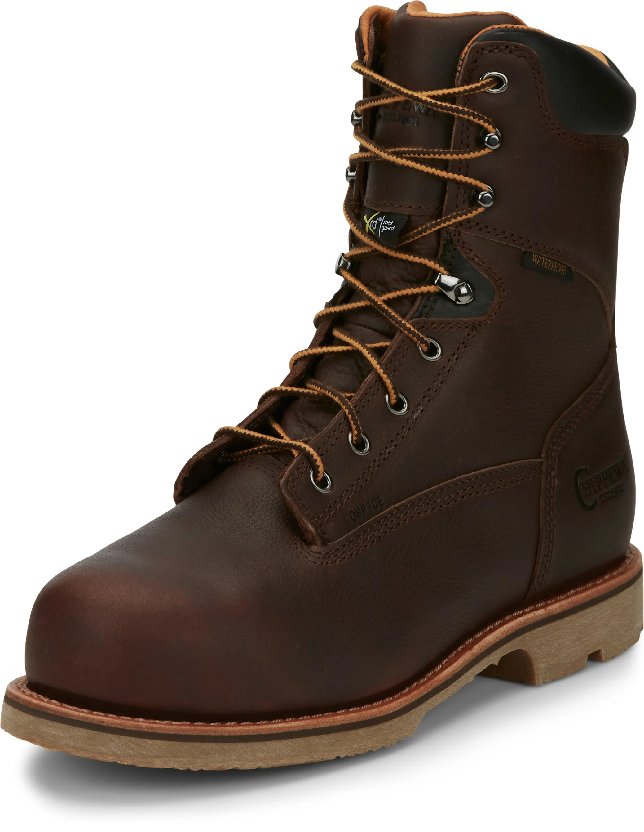 Chippewa 72311 Serious Plus 8 inch Waterproof Comp Toe Met Guard Puncture-Resisting Work Boot