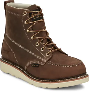 Brown Steel Toe Work Boots