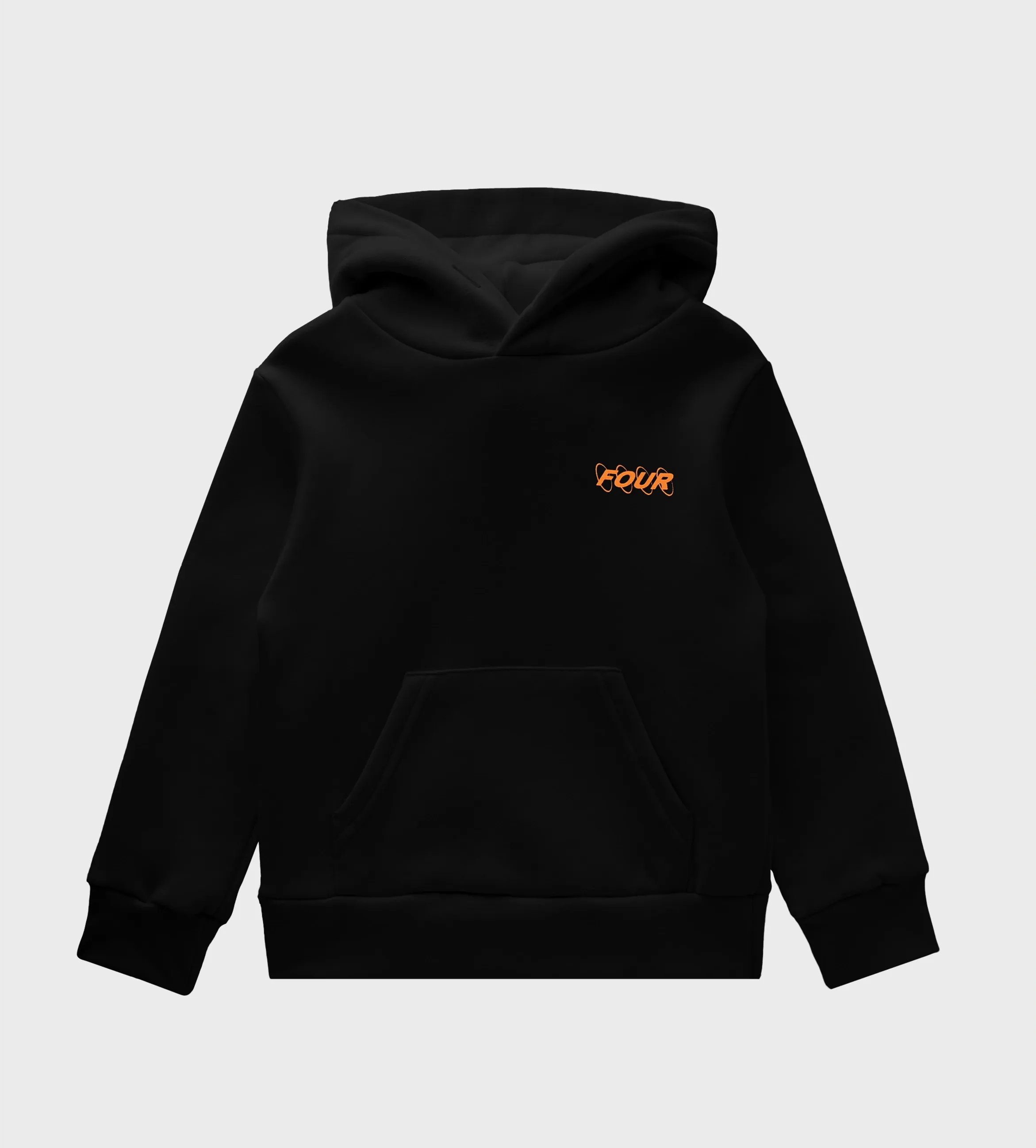 Circles Logo Hoodie Black/Orange