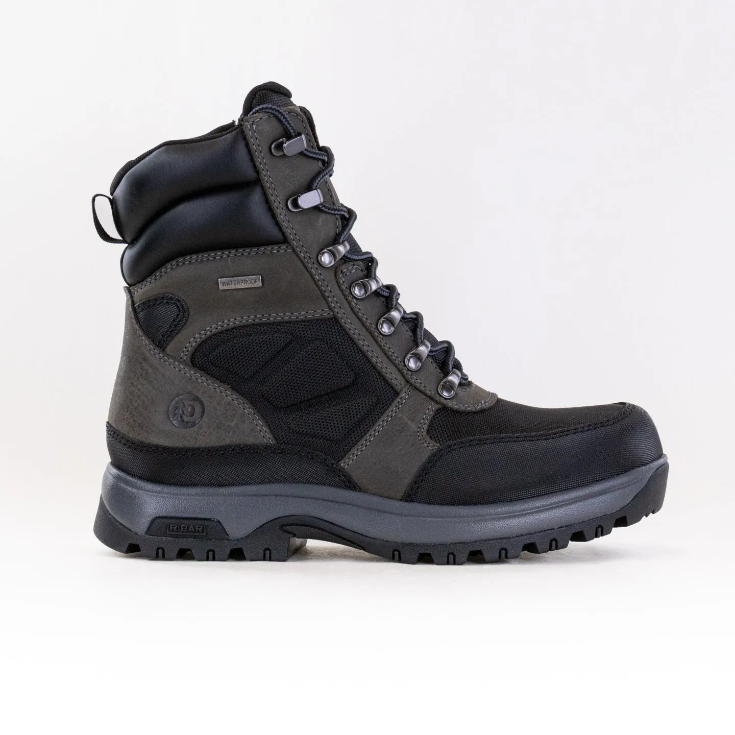 Dunham 8000Works Waterproof 8-Inch Ubal Boot (Men's) - Black/Castlerock