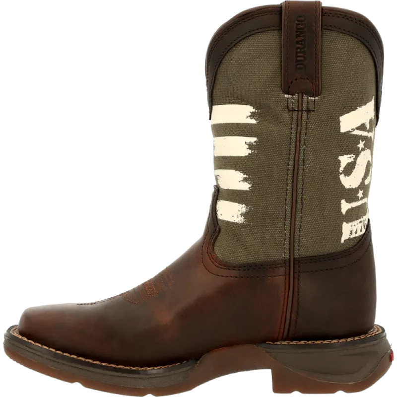 Durango® Lil' Rebel Pro™ Little Kid's Army Western Boot