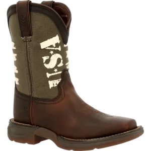 Durango® Lil' Rebel Pro™ Little Kid's Army Western Boot