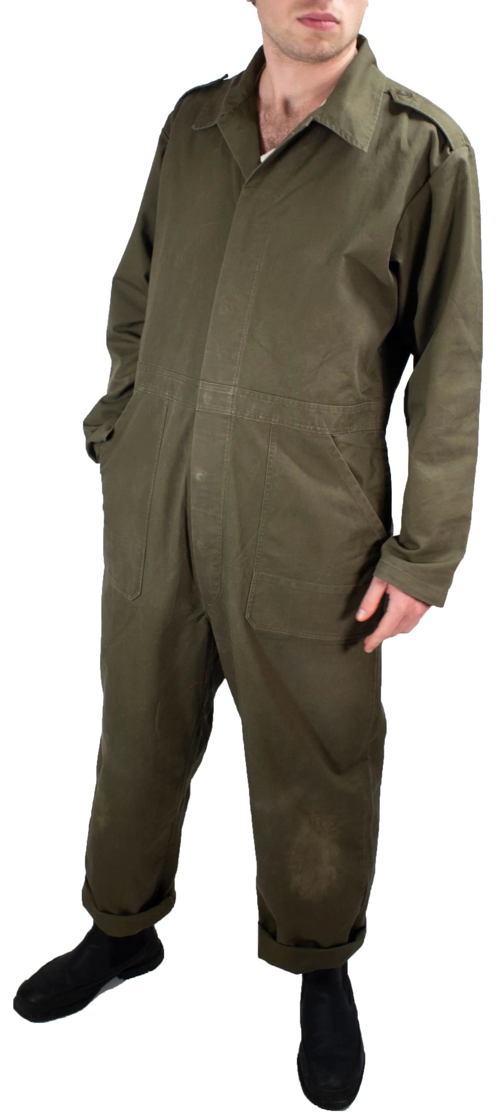 Dutch Army - Olive Green Overalls - Jumpsuit - Unissued