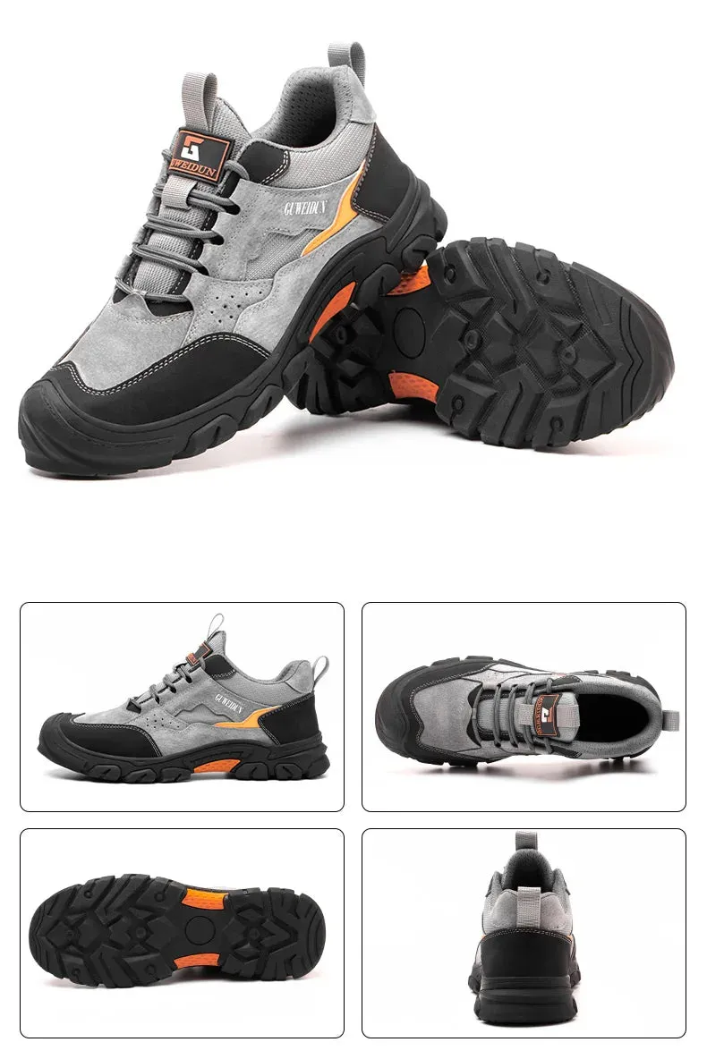 Fashion Men's Steel Toe Safety Shoes, Indestructible