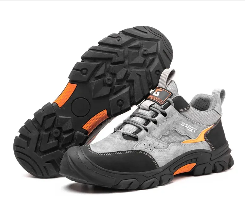 Fashion Men's Steel Toe Safety Shoes, Indestructible