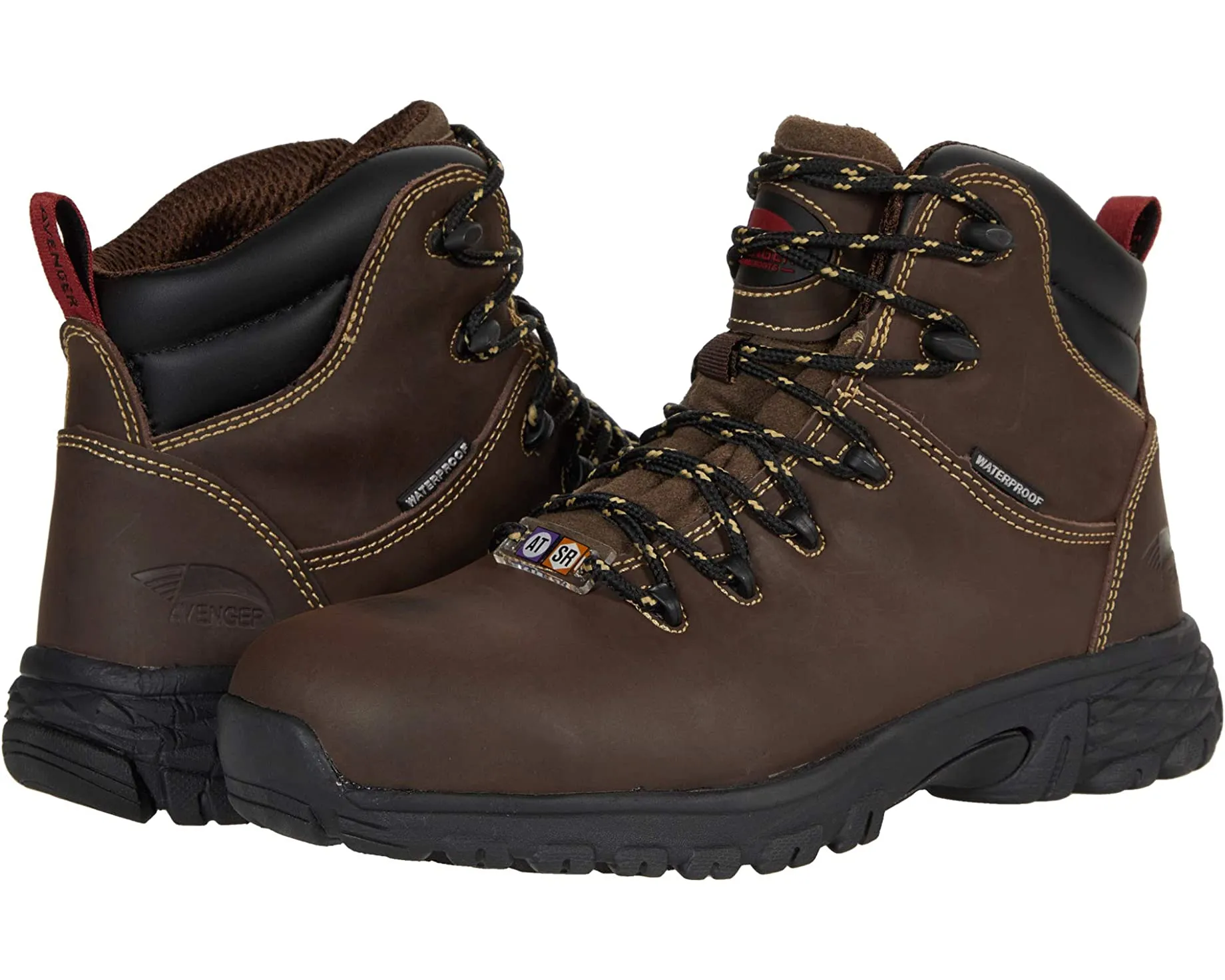 Flight 6" AT Avenger Work Boots, brown