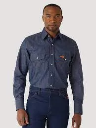 FR DENIM WORK SHIRT : FR12127