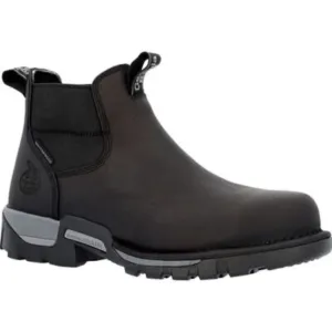 GEORGIA MEN'S BLACK EAGLE ONE STEEL TOE WATERPROOF CHELSEA BOOTS - GB00563