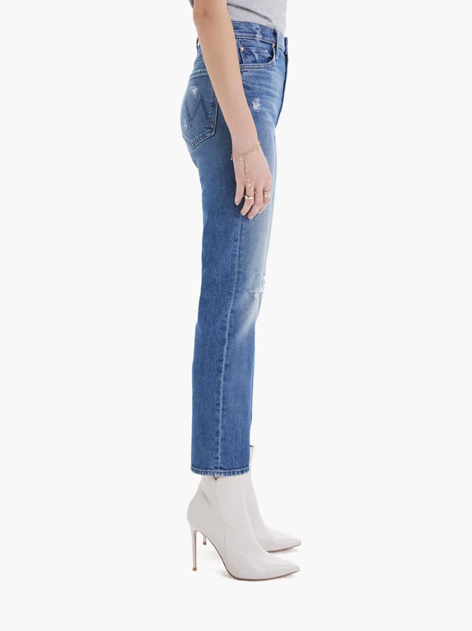 High Waisted Rider Ankle Jean