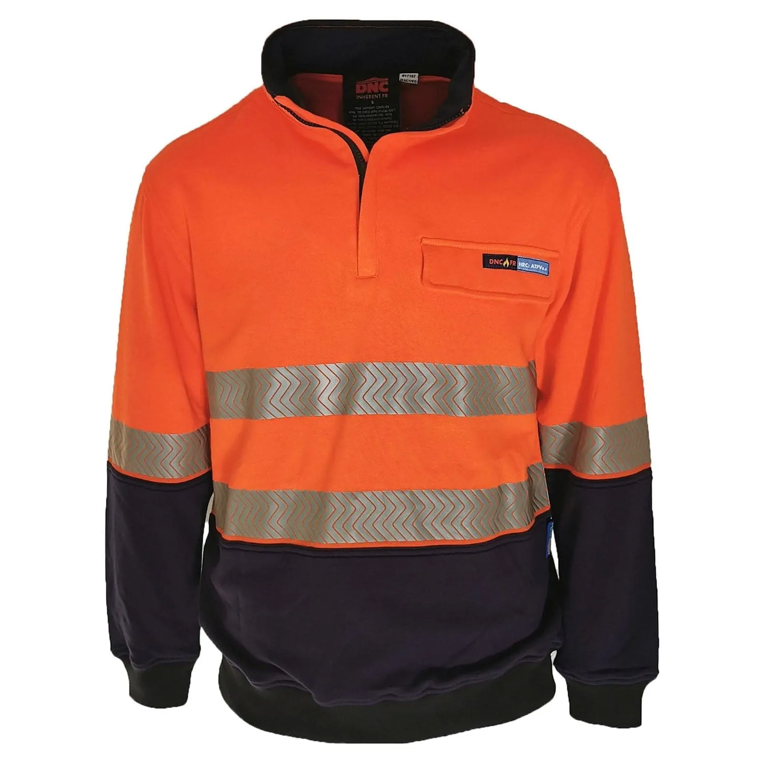 Hivis 1/2 Zip Fr  Hrc2 D/n Jumper - 3424