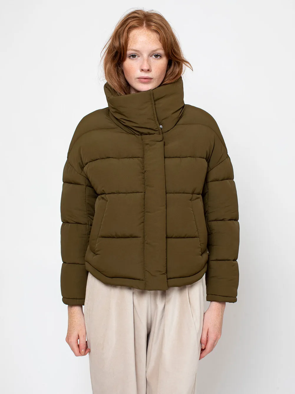 Jacket 9171 - Wavy Army Green