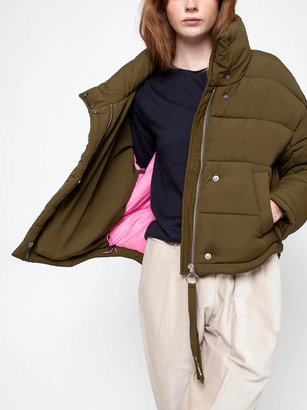 Jacket 9171 - Wavy Army Green