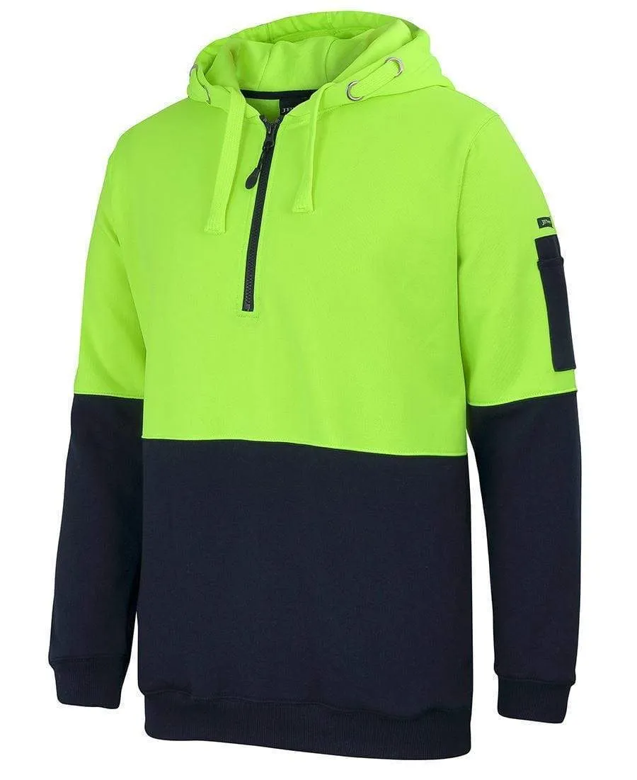 Cozy Half-Zip Fleecy Hoodie for Men - Style 6HVHZ