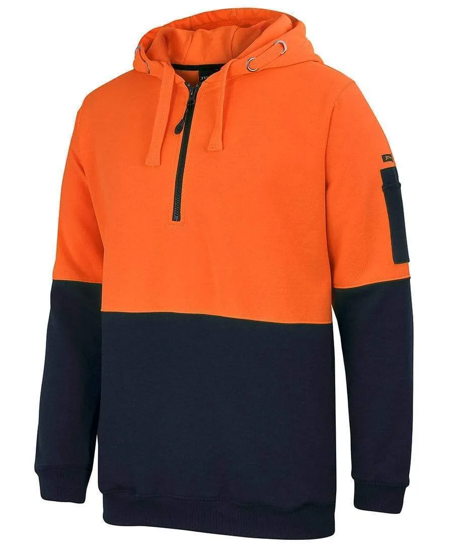 Cozy Half-Zip Fleecy Hoodie for Men - Style 6HVHZ