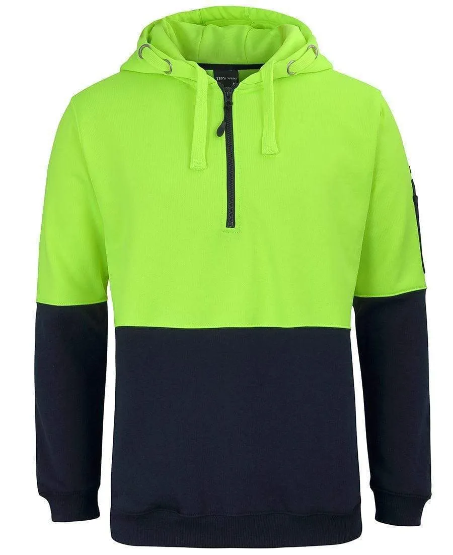 Cozy Half-Zip Fleecy Hoodie for Men - Style 6HVHZ