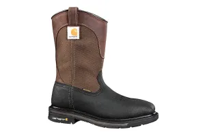 K-Carhartt Boots, 11-Inch Square Steel Toe Wellington Boot, CMP1258, Carhartt Brown