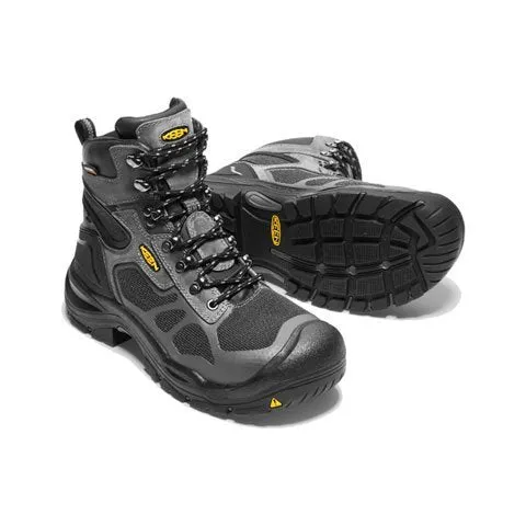 Keen Utility Concord 6" Waterproof Steel Toe Boot (Men) - Steel Grey/Black