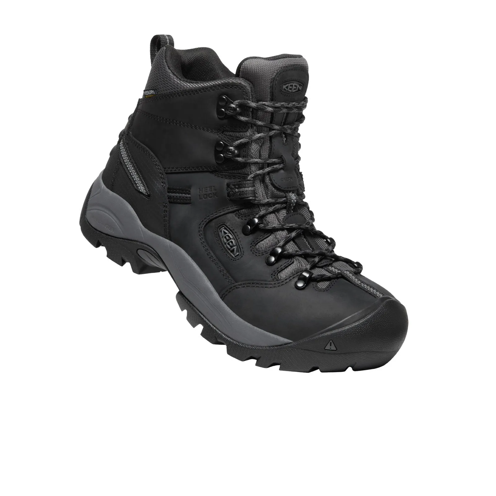 Keen Utility Pittsburgh Energy 6" Waterproof Composite Toe Work Boot (Men) - Black/Forged Iron