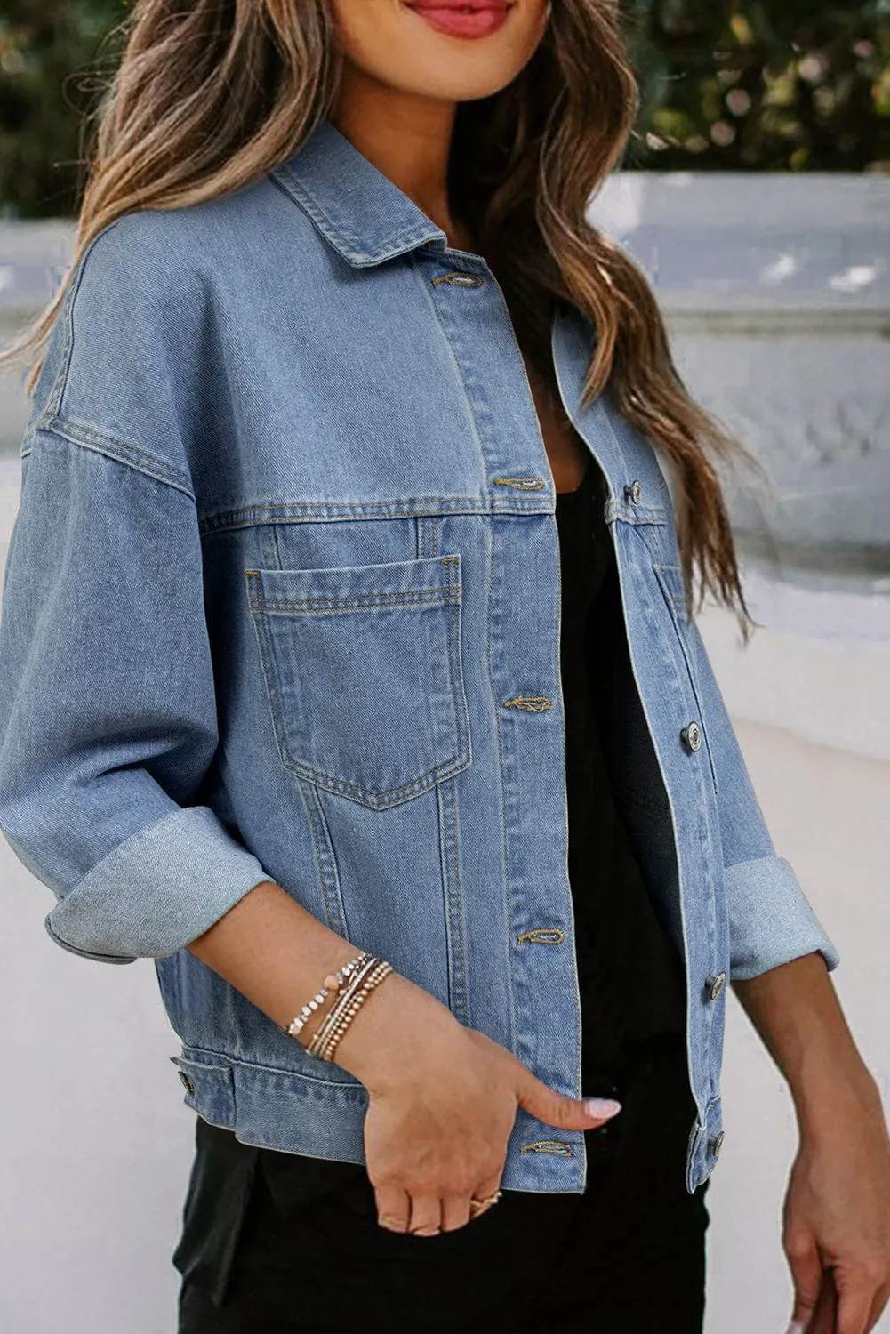 Lakely Oversized Denim Jacket | S-2XL | PRE ORDER