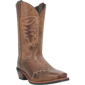 Laredo Mens Williams Tan Leather Western Work Boots