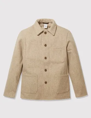 Le Laboureur Burel Wool Work Jacket - Beige