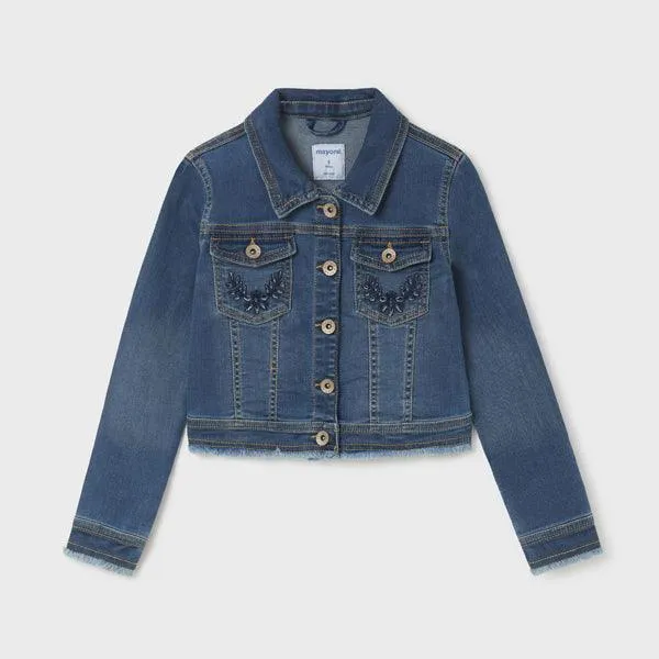 LONG SLEEVE DENIM JACKET FOR GIRLS