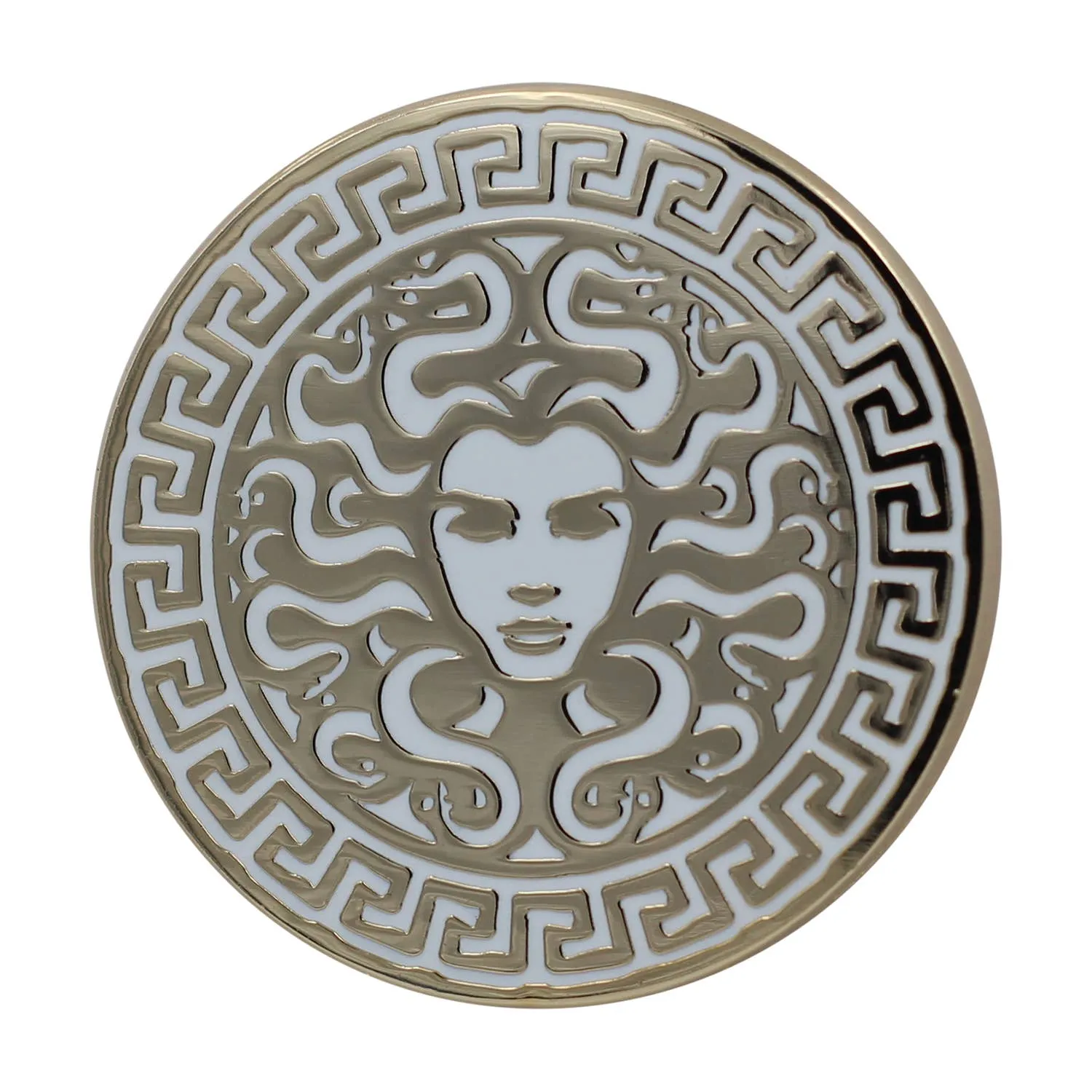 Medusa Enamel Pin - Greek Mythology Feminist Witch Lapel Pin