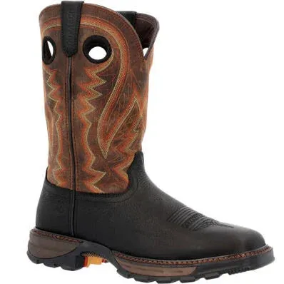 Men's Durango Black Maverick XP Western Work Boot - DDB0402