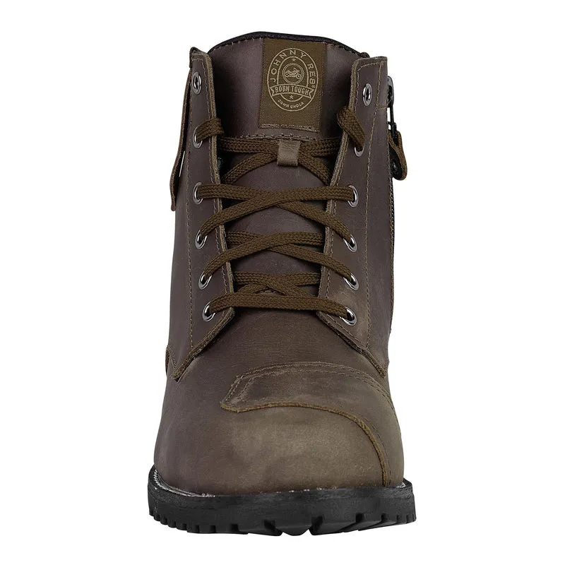 MEN'S RAKE WATERPROOF BIKER BOOTS BROWN