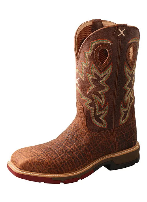 Men's Twisted X Nano Toe Western Work Boot - MXBN001