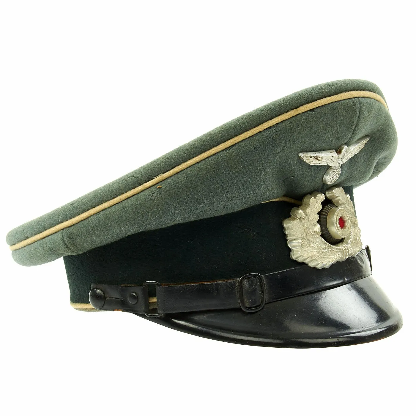 Original German WWII Army Heer NCO EM Visor Cap