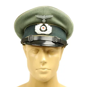 Original German WWII Army Heer NCO/EM Visor Cap